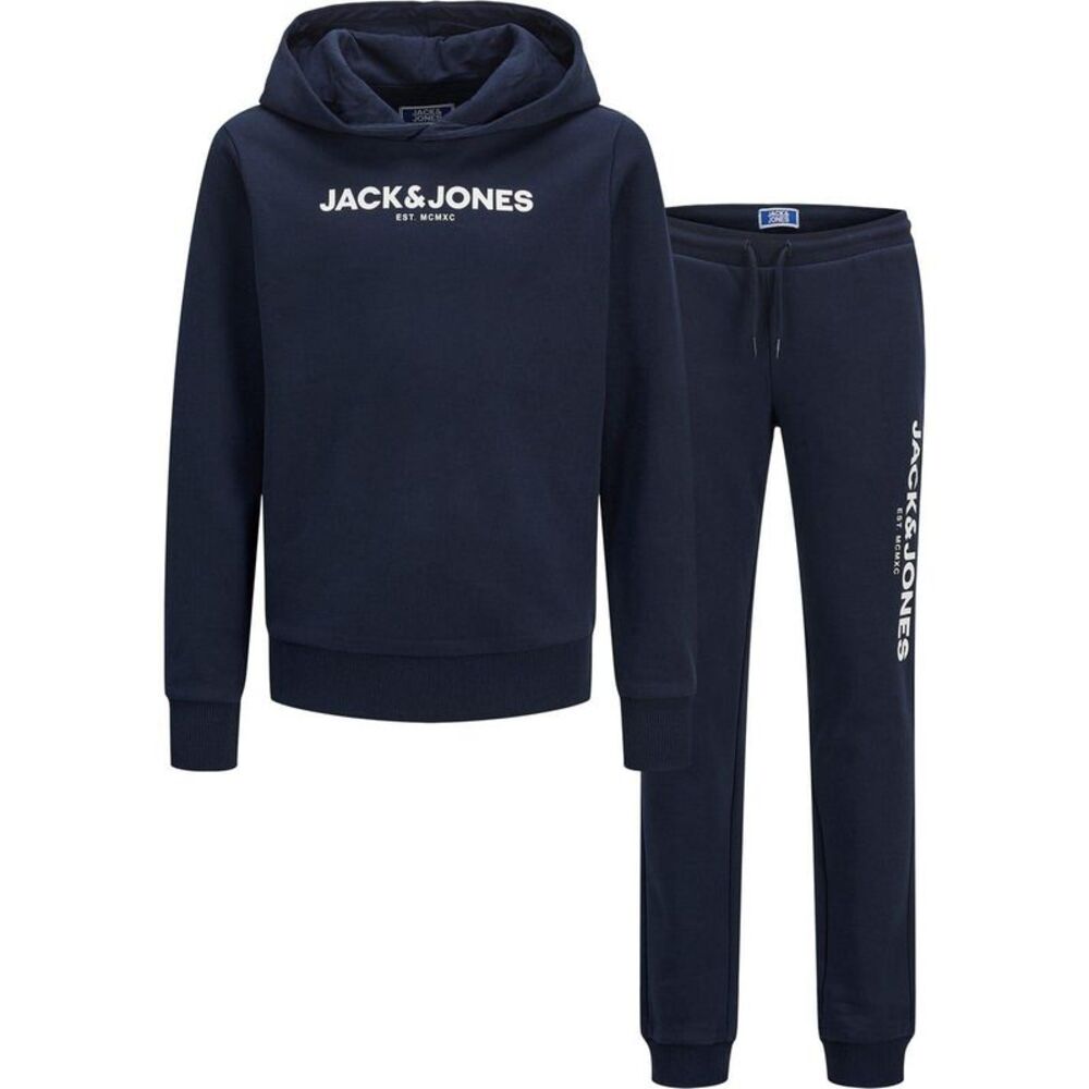 Jack And Jones Childrens/Kids Lettering  Long-Sleeved Tracksuit / Navy Blazer